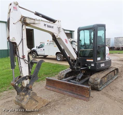 bobcat e45 mini excavator|2016 bobcat e45 mini excavator.